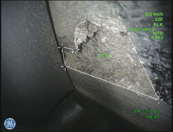 3D測量法測量涂層丟失面積