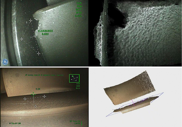 使用工業(yè)內(nèi)窺鏡測量航空發(fā)動機葉尖與機匣間隙的應用